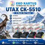 UTAX CK-5510 4 Renk Set Muadil Toner