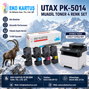 UTAX PK-5014 MUADİL TONER 4 RENK SET