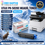 UTAX PK-5020C Cyan MUADİL TONER 1T02YJCUT0