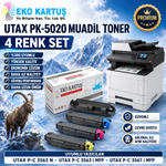 UTAX PK-5020 Muadil Toner Set – 4 Renk
