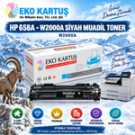 HP 658A 4 Renk Muadil Toner Seti W2000A–W2003A