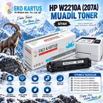 HP W2210A (207A) Siyah Muadil Toner ÇİPLİ  M255nw / M282nw /  M283cdw