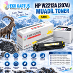 HP W2212A (207A) SARI Muadil Toner ÇİPLİ M255nw / M282nw / M283cdw