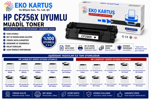 Hp LaserJet MFP M436n  MUADİL TONER CF256X