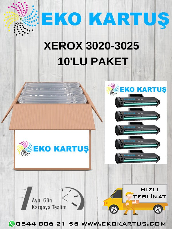 XEROX 3020-3025 EKONOMİK AVANTAJLI 10'LU MUADİL TONER - Main view