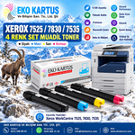 Xerox 7525 / 7830 / 7535 Muadil Toner 4 Renk Set