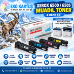 XEROX PHASER 6500/ 6505  SET 4RENK MUADİL TONER