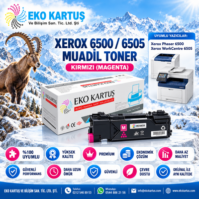 XEROX PHASER 6500/ 6505  KIRMIZI MUADİL