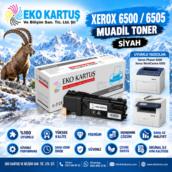 XEROX PHASER 6500/ 6505  SİYAH MUADİL TONER