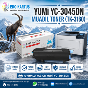 YUMİ YC-3045DN Muadil Toner (TK-3160) 12.500SAYFA