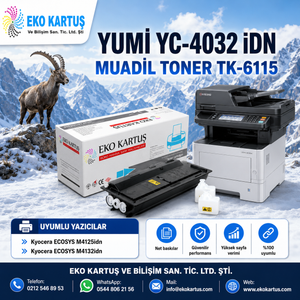 YUMİ YC-4032 iDN Muadil Toner TK-6115 – 15.000 Sayfa