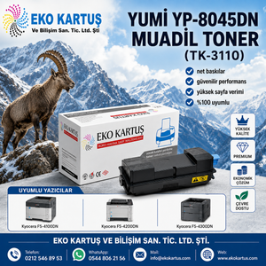 YUMİ YP-8045DN Muadil Toner – TK-3110