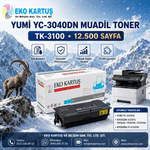 Yumi YC-3040DN Muadil Toner (TK-3100) – 12.500 Sayfa