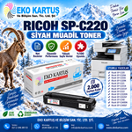 RİCOH SP- C220/C221/C222/240 SET 4 RENK  MUADİL TONER