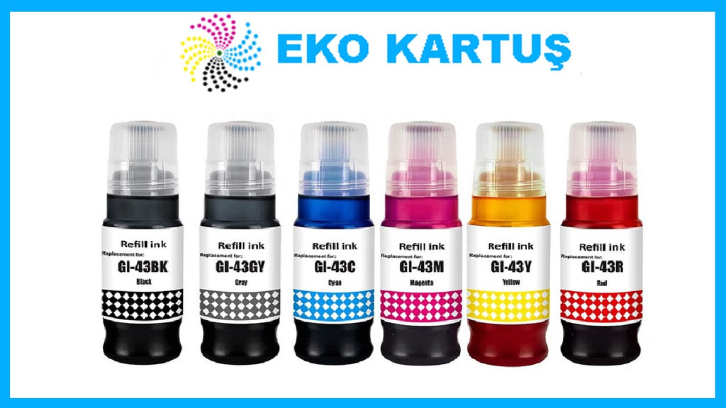 Canon GI - 43 Mürekkep Seti 6 Renk 6x70 ml - Main view