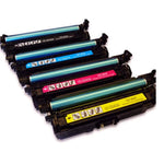 Hp Color Laserjet CP3525x (CE400A- CE401A-CE402A-CE403A) 507A 4 RENK TAKIM Muadil Toner