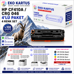 Hp M5H23A Compatible New Imported Toner, CF410A /CRG-046 CMYK SET