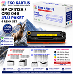 Hp M5H23A Compatible New Imported Toner, CF410A /CRG-046 CMYK SET