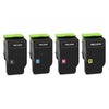 Lexmark   CX622ade 4 RENK SET Yüksek Kapasiteli Uyumlu Sıfır İthal Toner CS421 / CS521