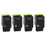 Lexmark   CX622ade 4 RENK SET Yüksek Kapasiteli Uyumlu Sıfır İthal Toner CS421 / CS521