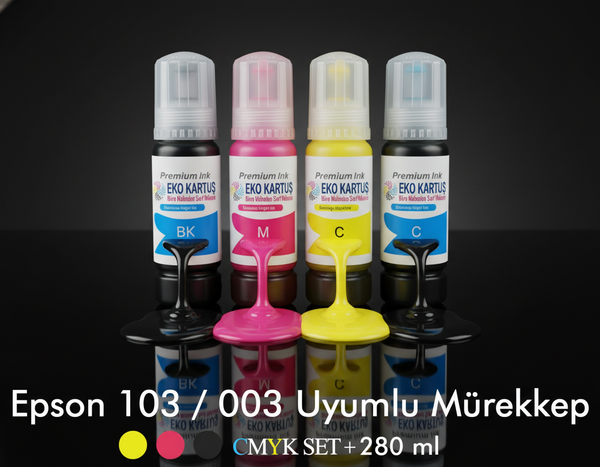 Epson Uyumlu Renkli Mürekkep