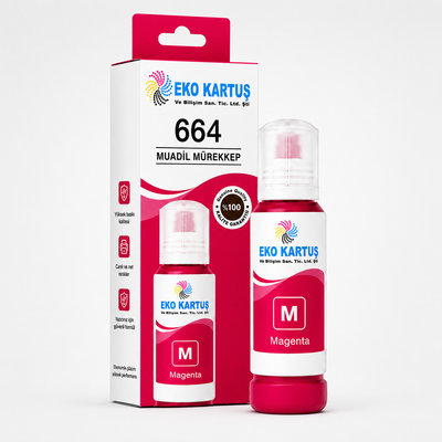 Epson 664 kırmızı Mürekkep   (Muadil)
