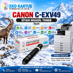 Canon C-EXV49  SİYAH Muadil Fotokopi Toneri BK – C3320i / C3325i / C3330i