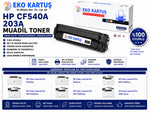 Hp Color LaserJet Pro M254dnw   CF540A (203A) YÜKSEK KAPASİTE MUADİL TONER