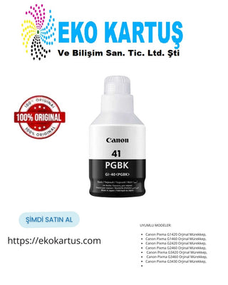 Canon GI-41 BLACK Orijinal Mürekkep 4528C001