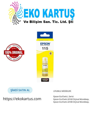 Epson EcoTank Pro 115 YELLOW Orijinal Mürekkep C13T07D44A