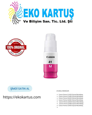 Canon GI-41  MAGENTA Orijinal Mürekkep  4544C001
