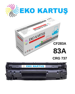 HP  CF283A (83A) CRG-737  MUADİL TONER
