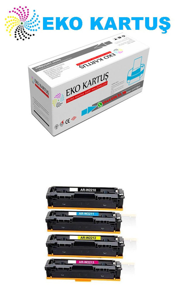 Hp 7KW74A 207A (W2210) SET CHİPSİZ Muadil Toner (M255,M282,M283)
