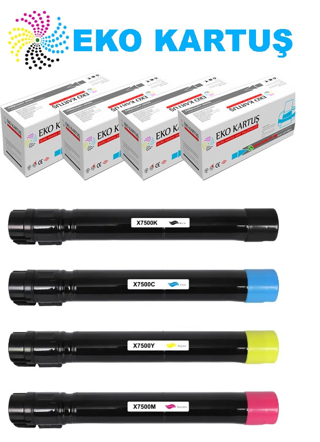 XEROX 7500 MAVİ UYUMLU MUADİL TONER - Main view