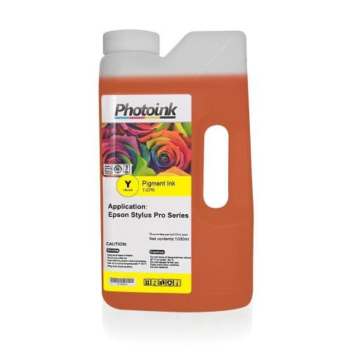 EPSON Stylus Pro için 1000 ml SARI YELLOW Pigment Plotter Mürekkep (T-EPR)