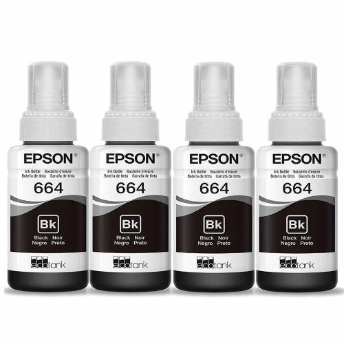 Epson T6641 Siyah Mürekkep (4 adet)